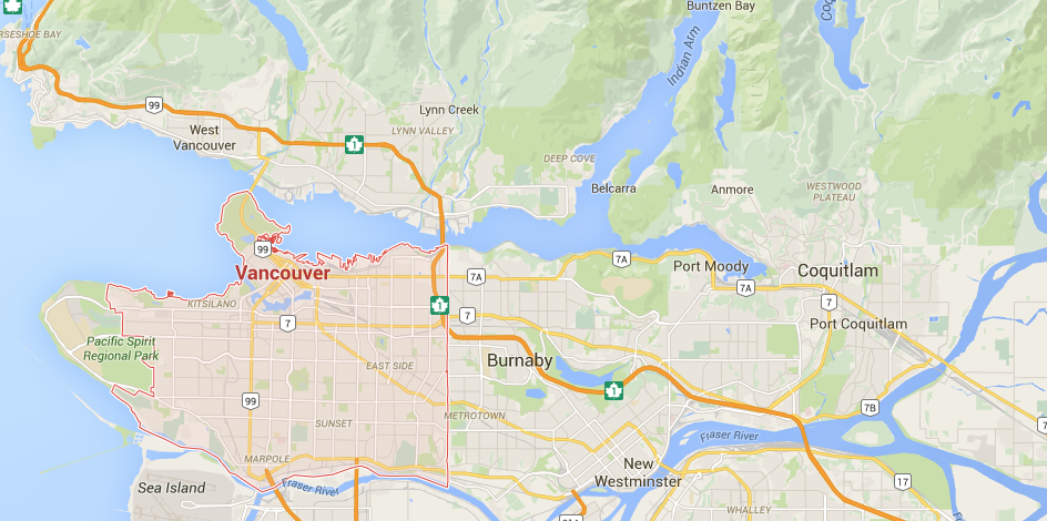 We deliver to Vancouver, Burnaby, west vancouver, new westminster, coquitlam, bc