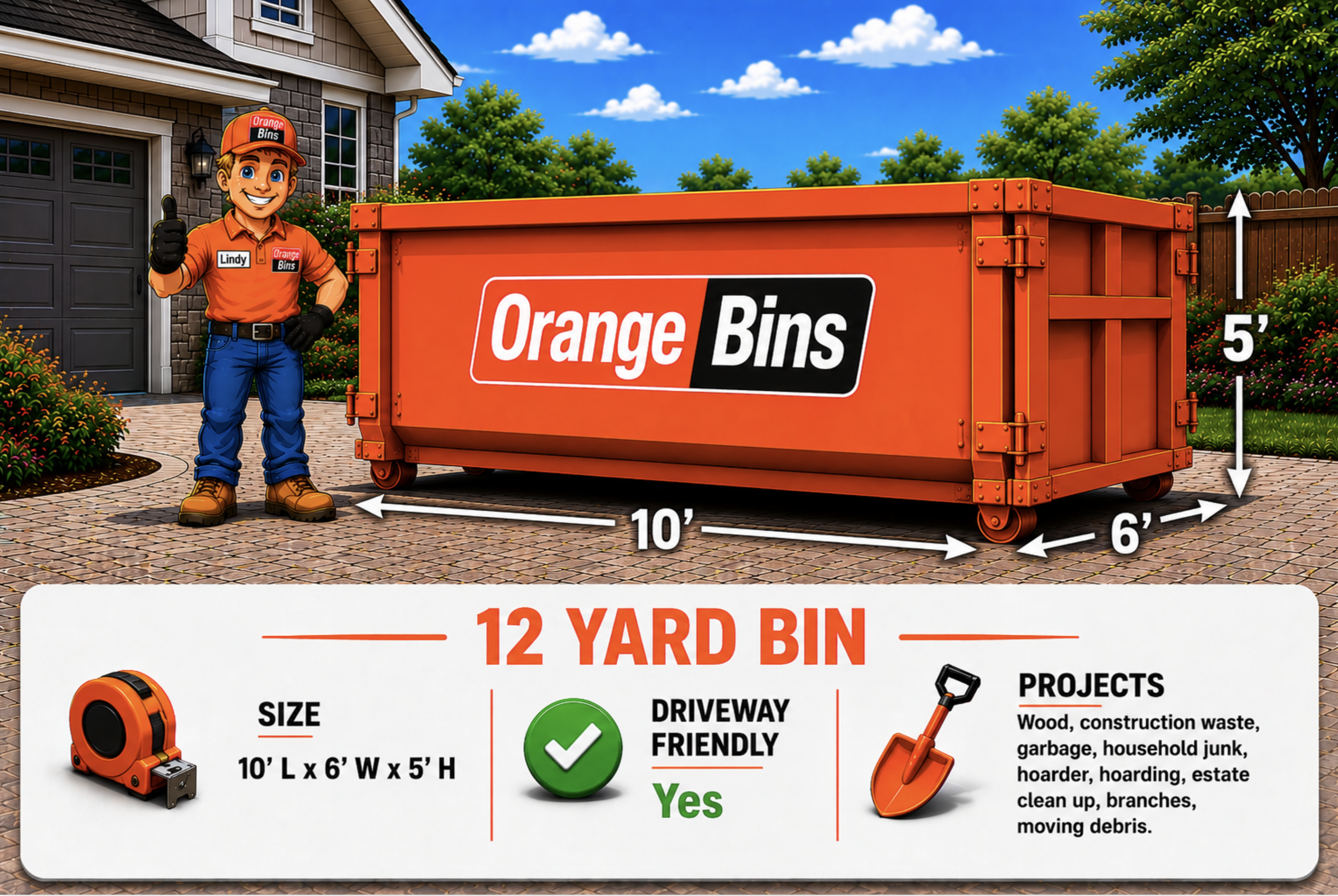 12 yard dumpster bin rental Vancouver