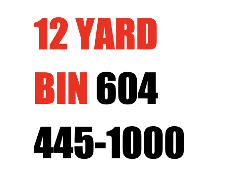 12 yard bin North Vancouver