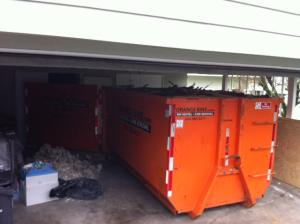 10 yard bin from Orange Bins