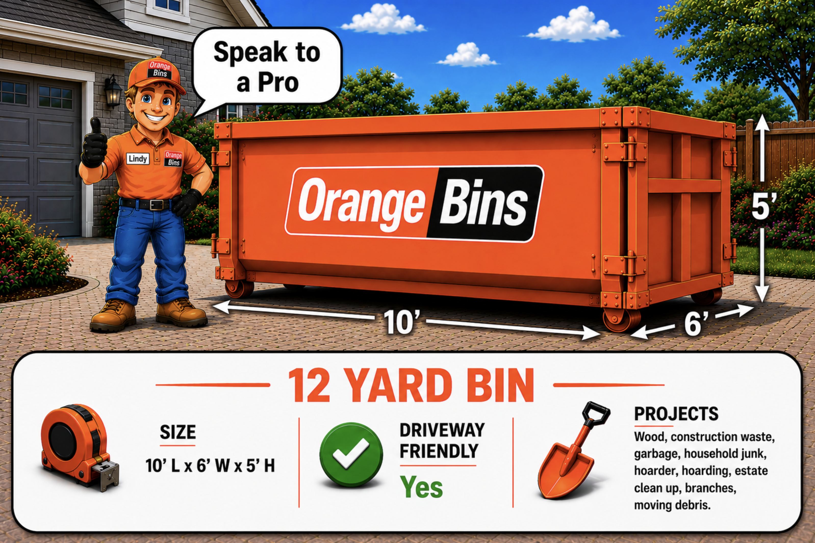 12 yard dumpster bin rental Vancouver