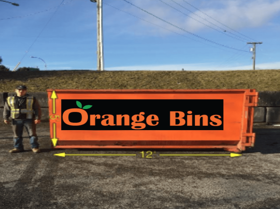 16 yard bin narrow from Orange Bins