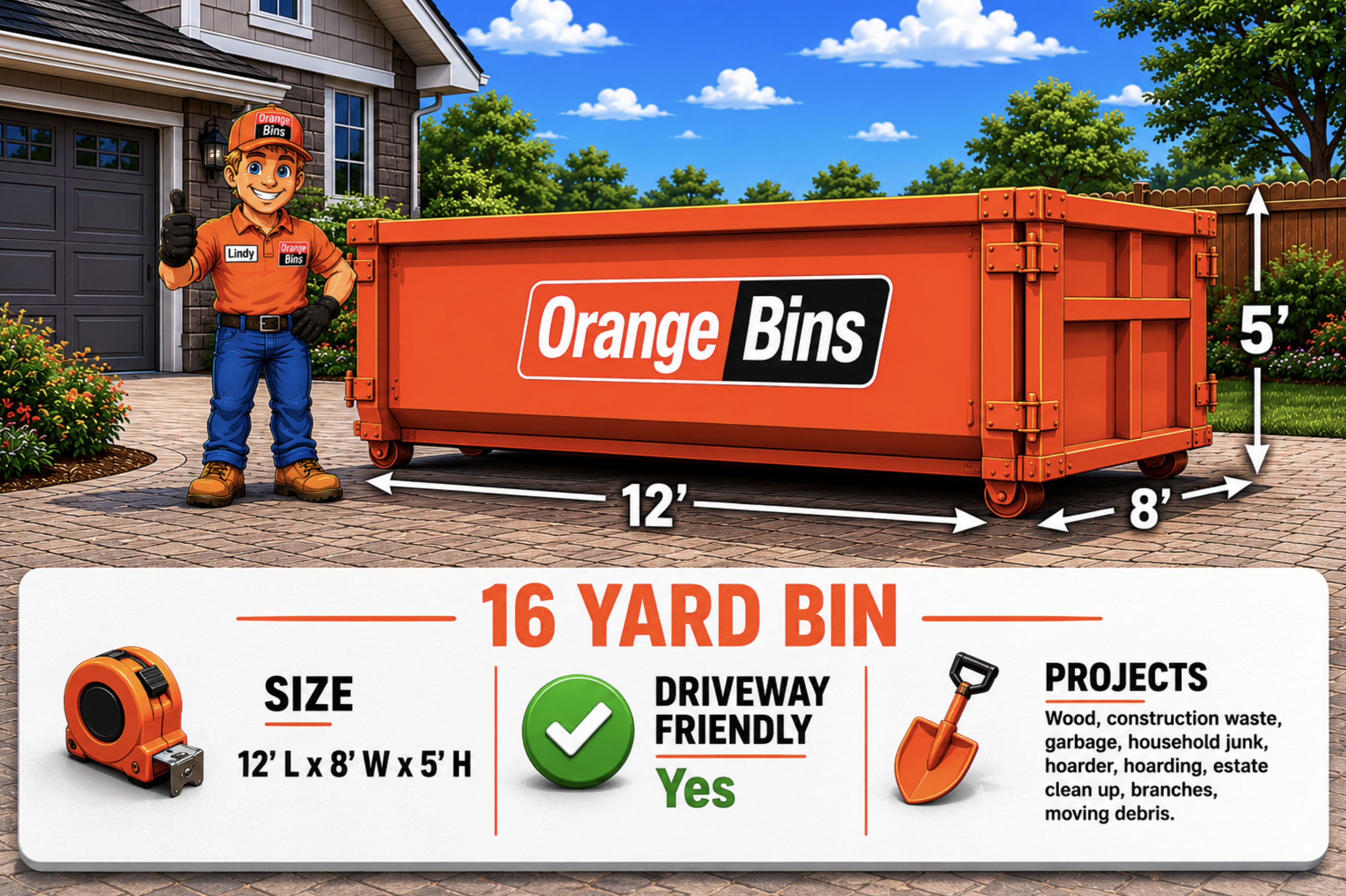 16 yard dumpster bin rental Vancouver