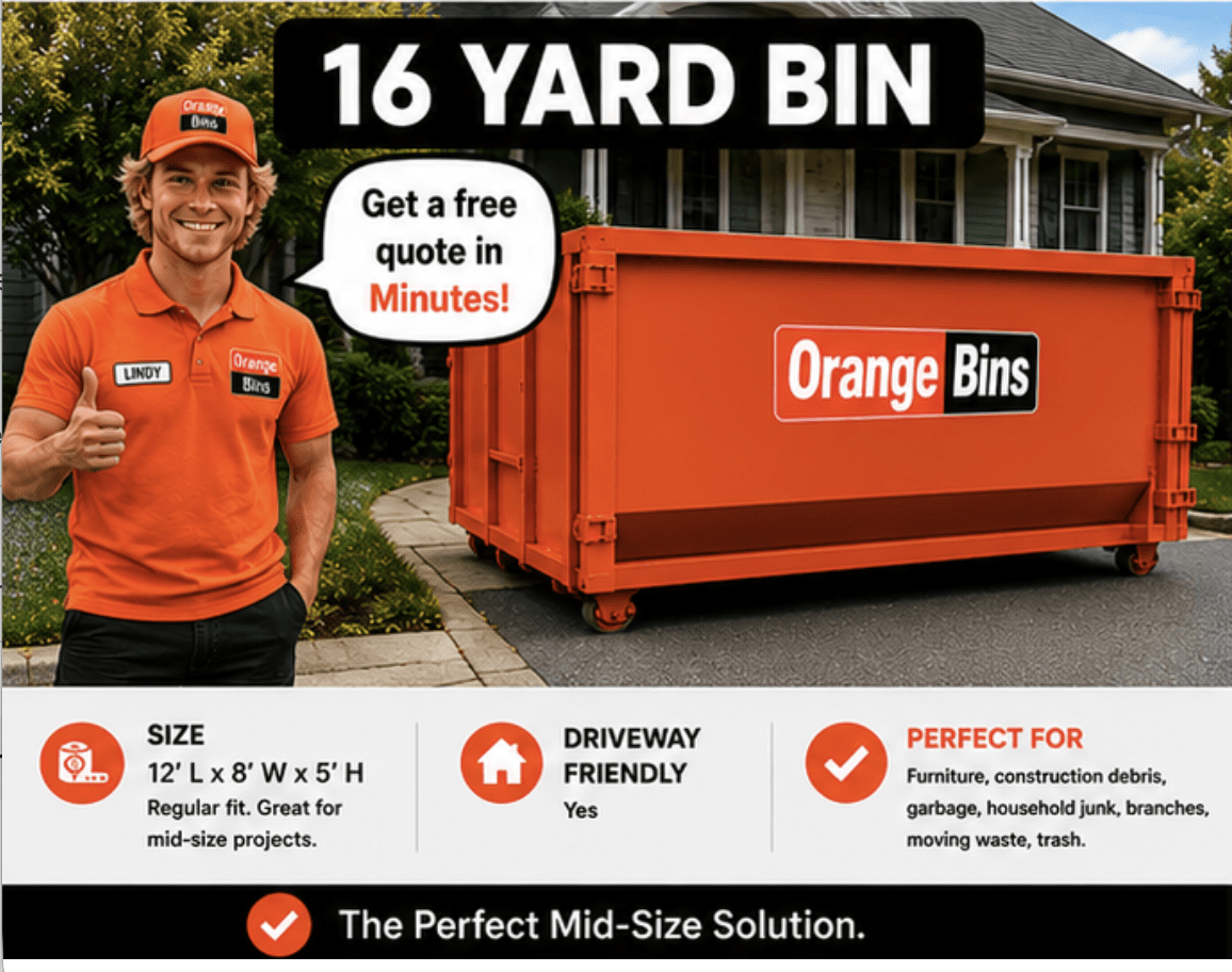 16 yard dumpster bin rental Vancouver