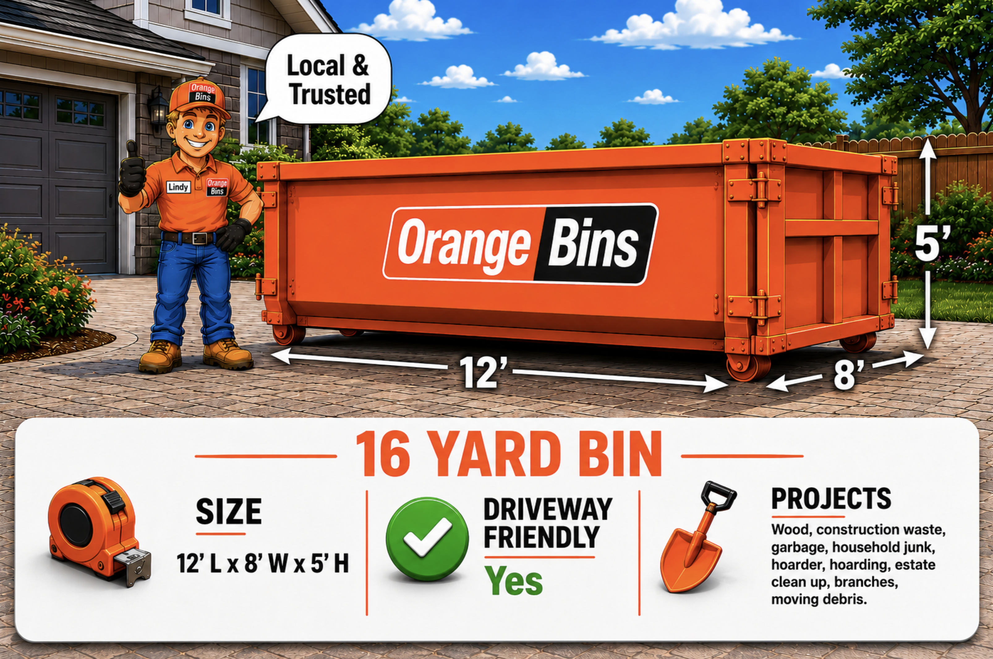 16 yard dumpster bin rental Vancouver