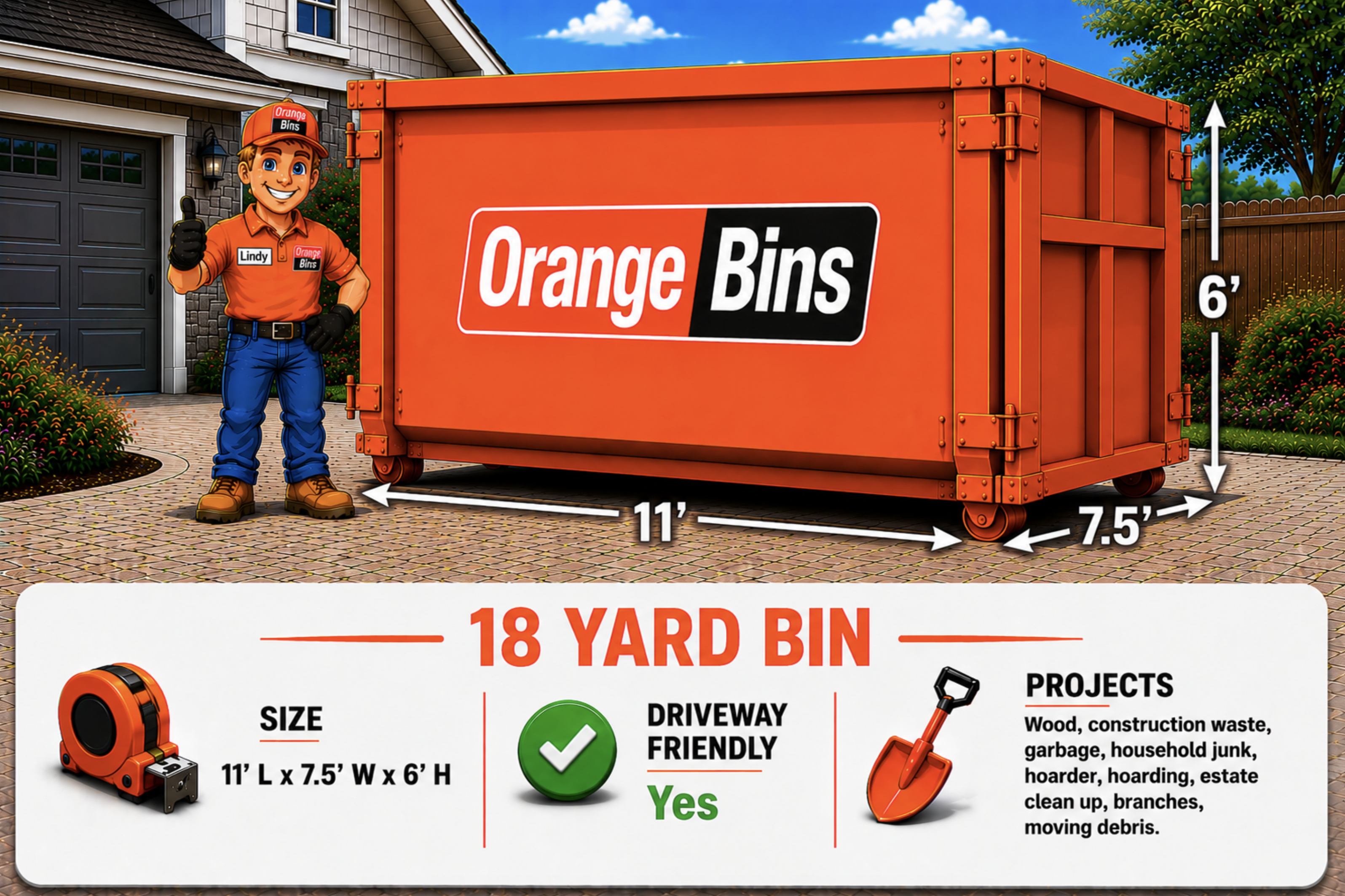 18 yard dumpster bin rental Vancouver