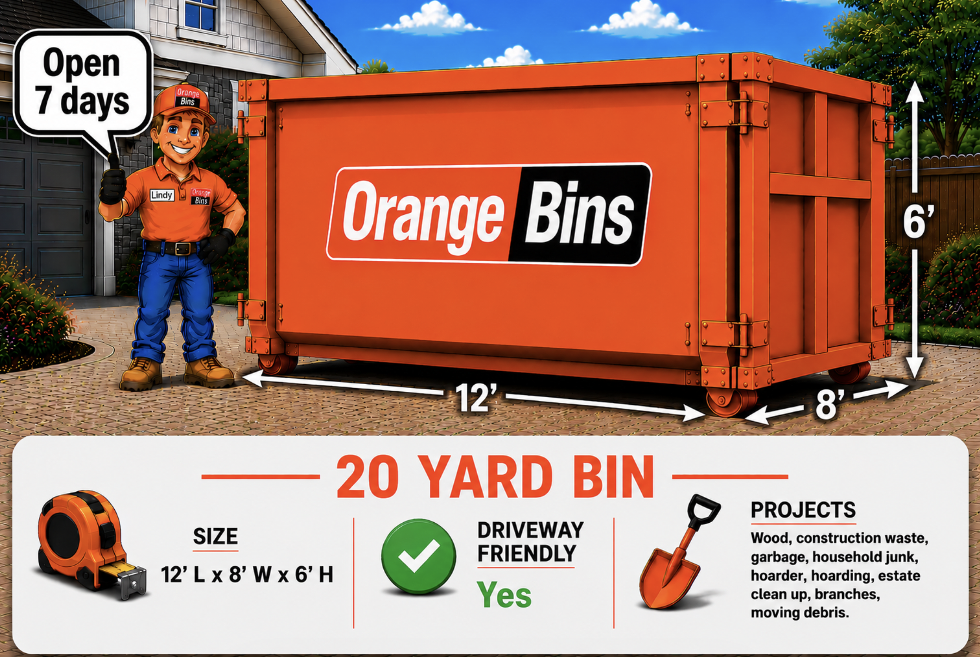 20 yard dumpster bin rental Vancouver