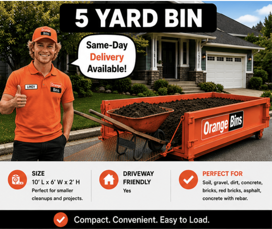 5 yard disposal bin rental Vancouver