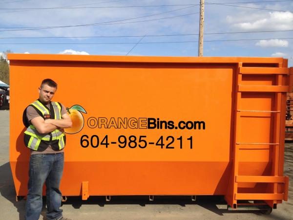 Bin rental dumpster Pitt Meadows from Orange Bins