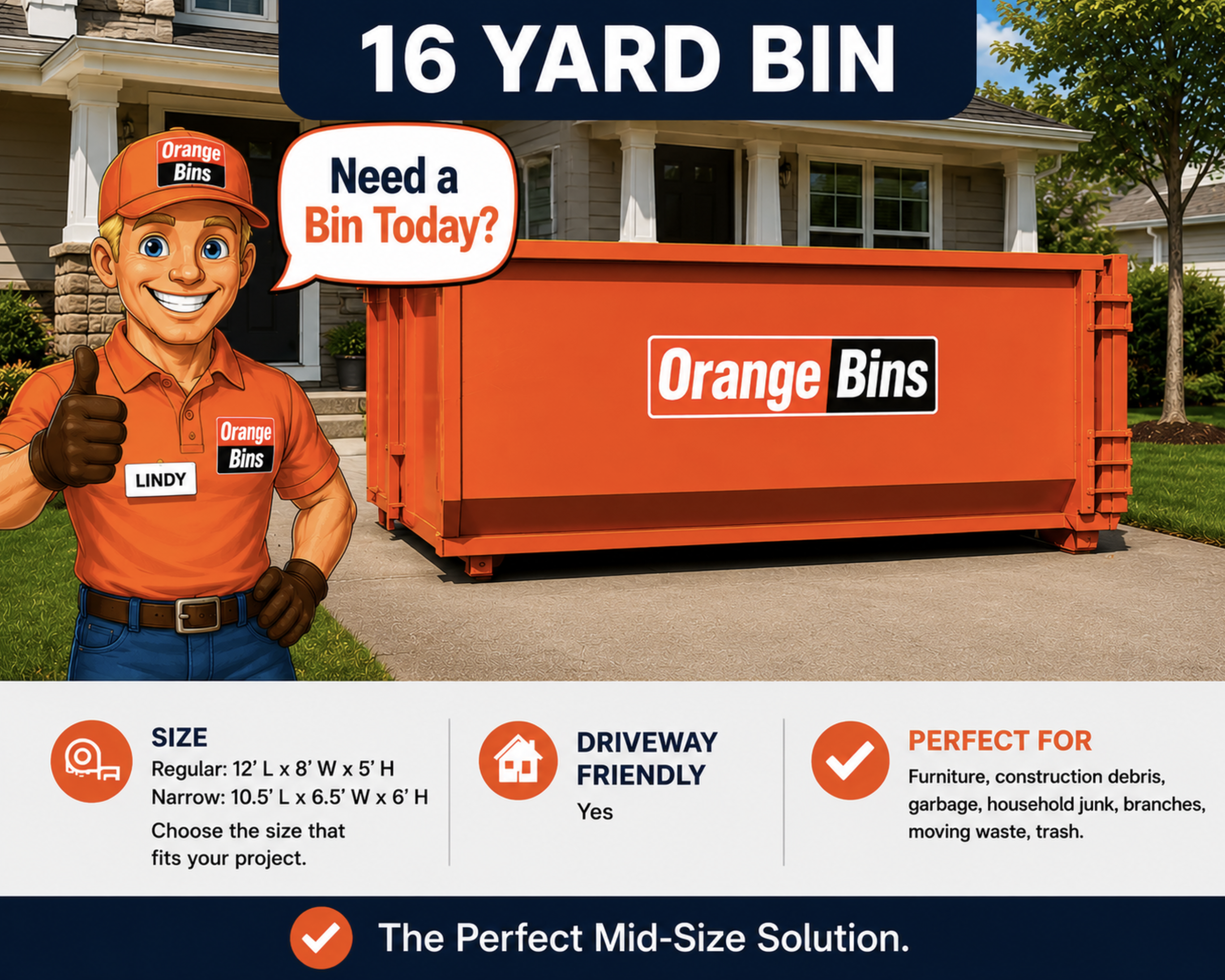 16 yard dumpster bin rental Vancouver