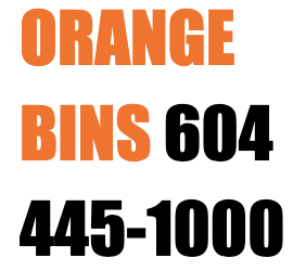 bin rental North Vancouver from Orange bINS