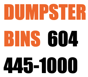 dumpster bin rental Vancouver from Orange Bins