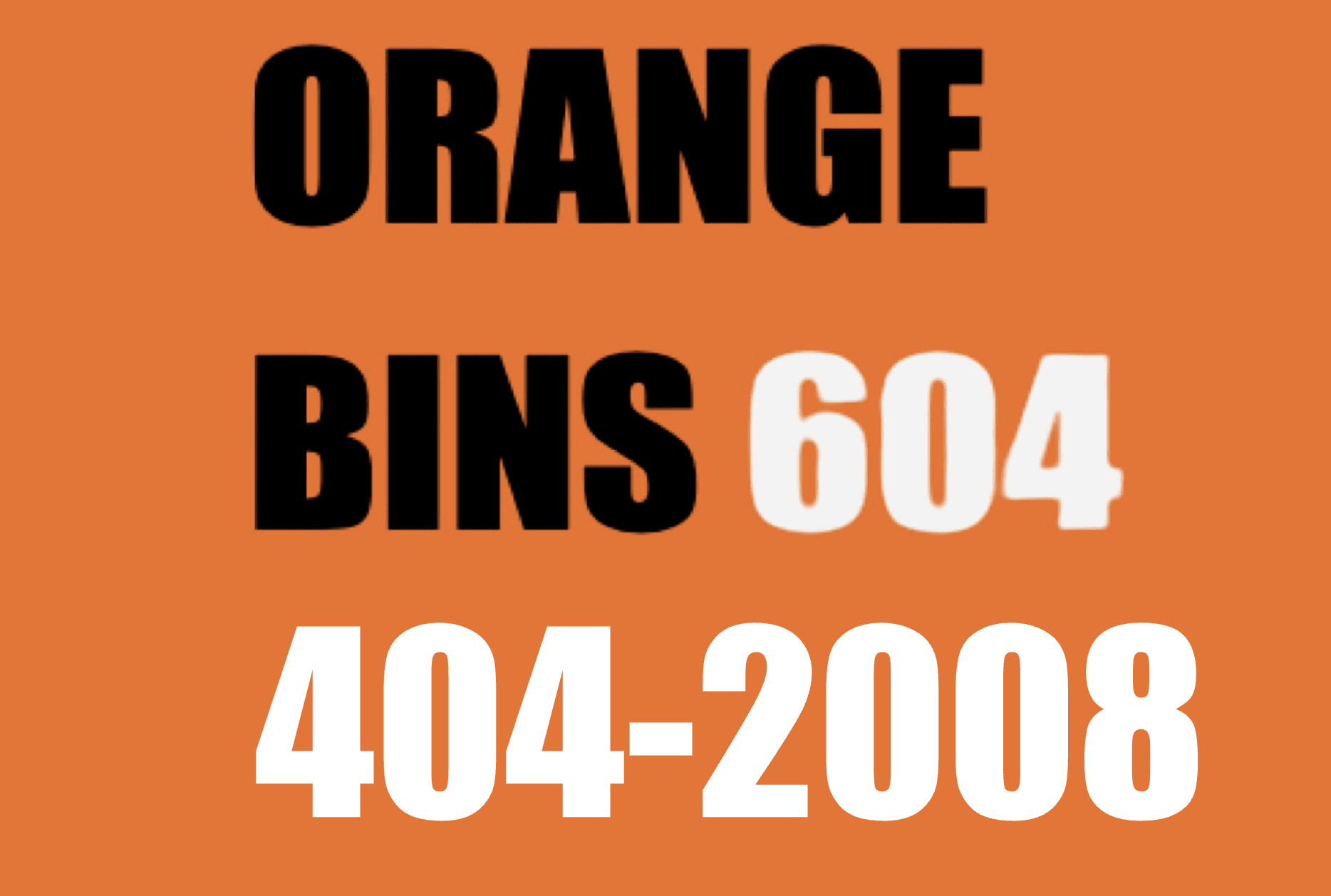 dumpster rental Maple Ridge from www.orangebins.com