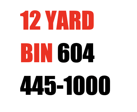 12 yard bin